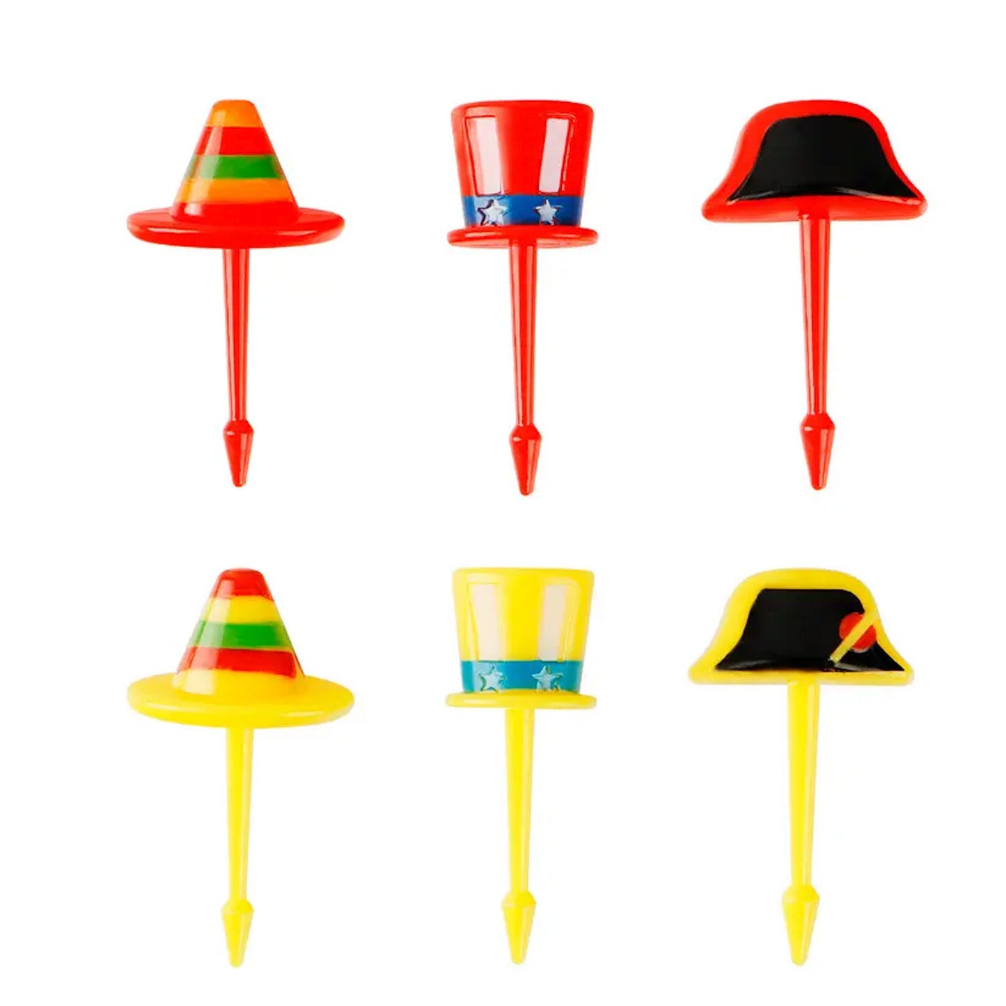 Snack Attack American Caps Dessert Forks - 6 Pieces