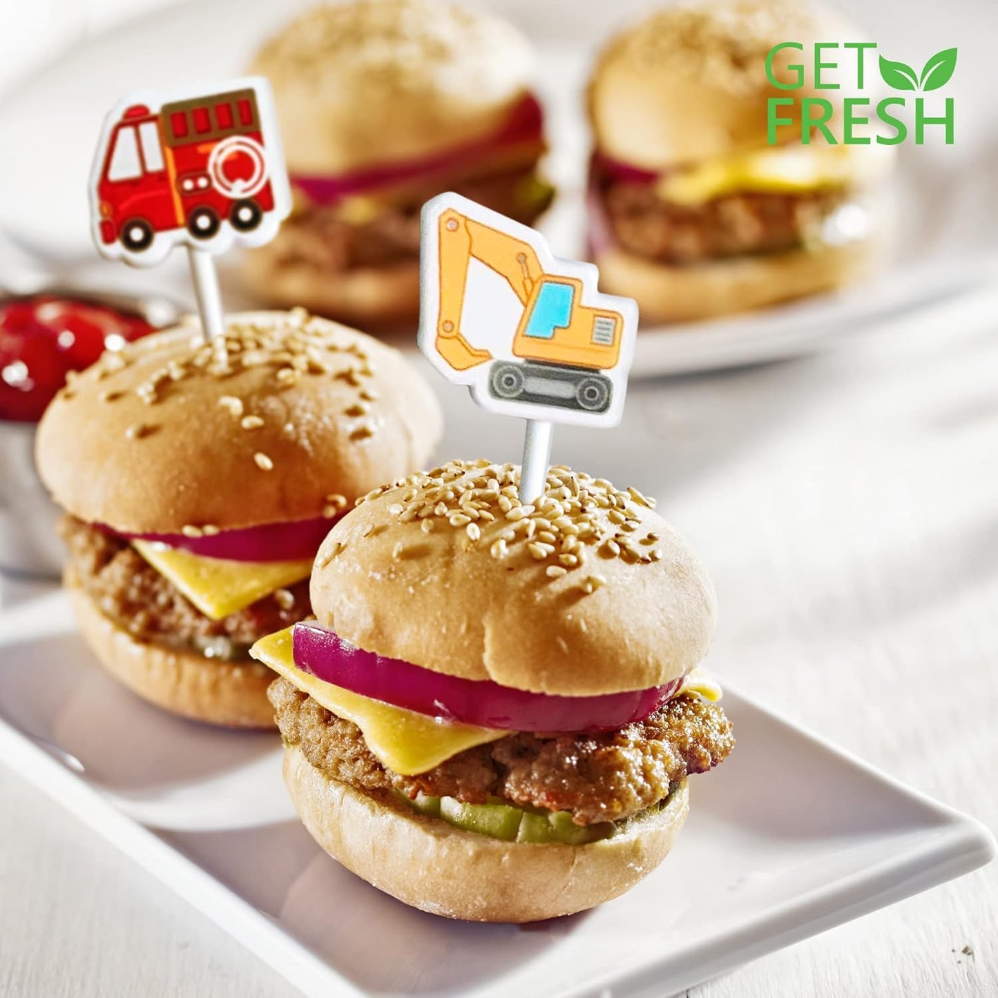 Snack Attack Buses & Ambulance Dessert Forks - 6 Pieces