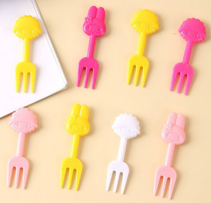 Snack Attack Bunny Dessert Forks - 10 Pieces