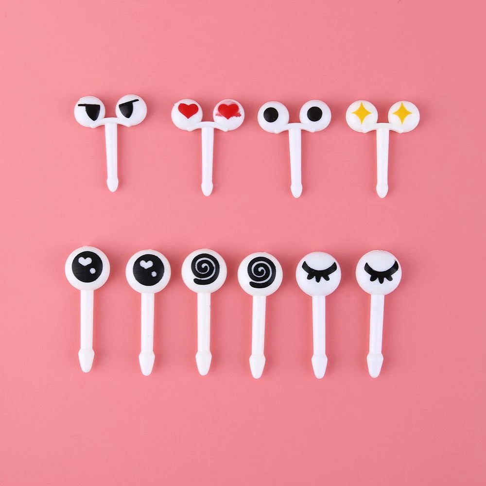 Snack Attack Eye & Imoji Style Food Pickers for Kids