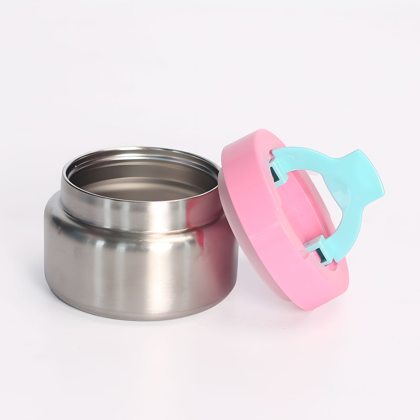 SA Bento Lunch Box for Kids school with 9.7oz Soup thermos Jar Pink Unicorn Solo)