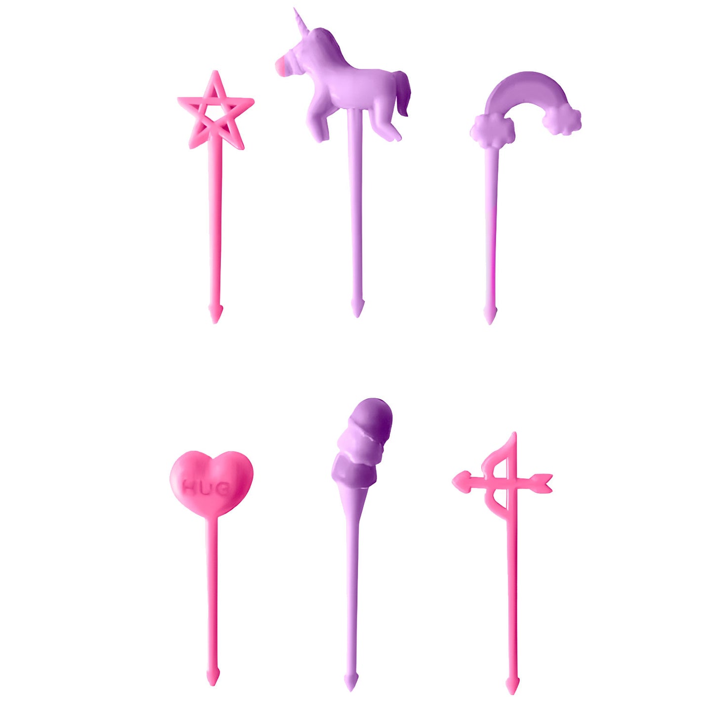 Snack Attack Unicorn Dessert Forks - 6 Pieces