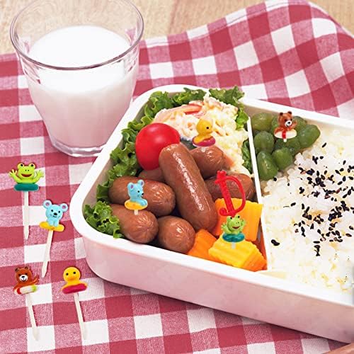Animal Food Picks Reusable Cute Bento Toothpicks (8-Pack)