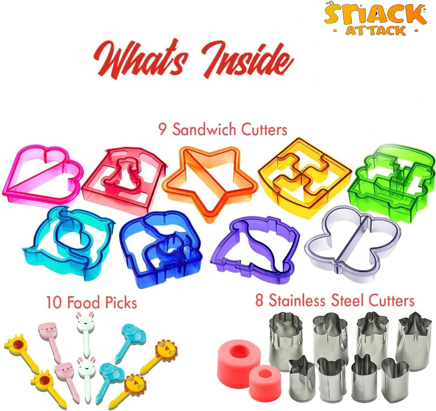 Snack Attack™ 29pc Sandwich Cutter Set