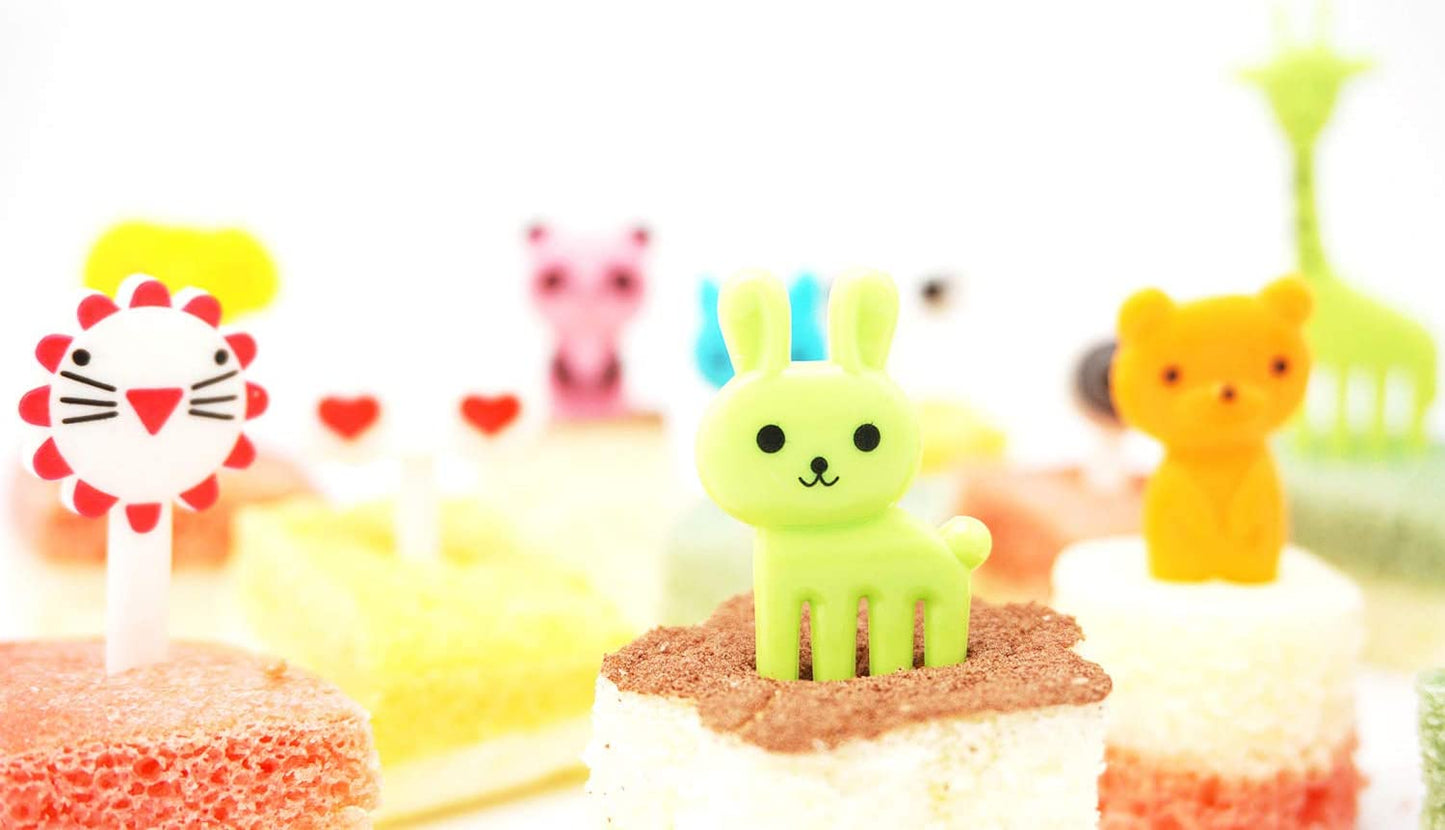 Snack Attack Animal Dessert Forks - 10 Pieces