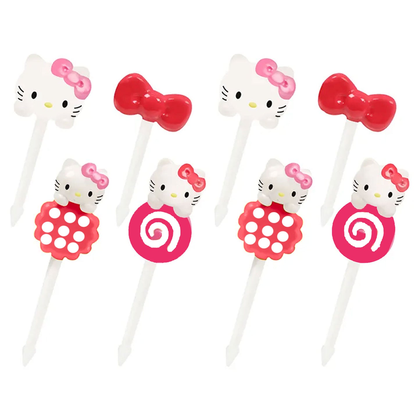 Snack Attack Hello Kitty Dessert Forks - 8 Pieces