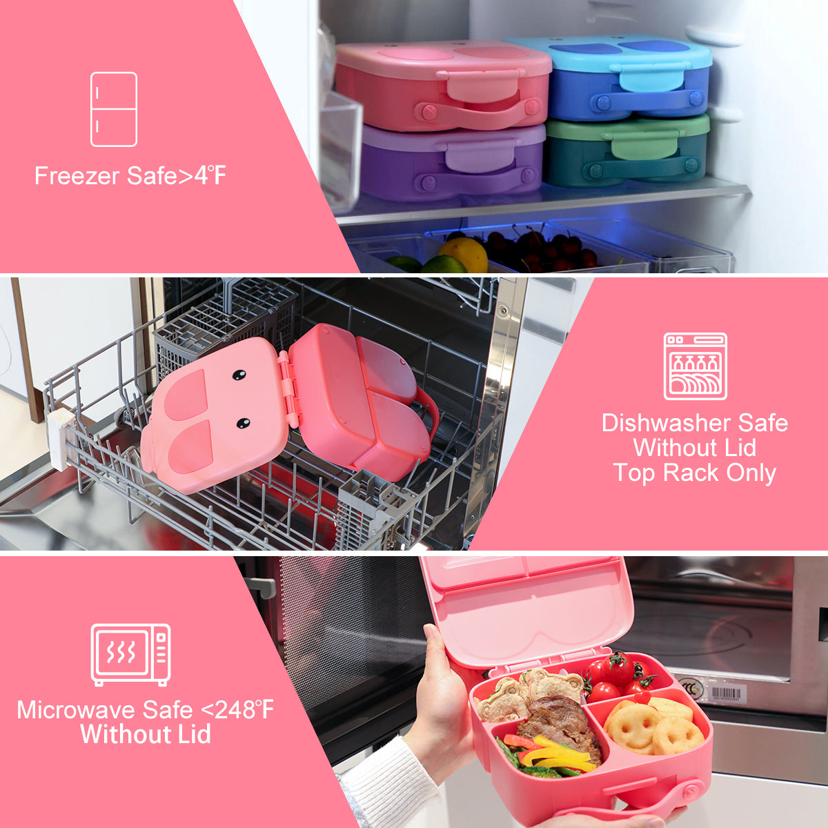 Snack Attack™ Kids Bunny Bento Lunch Box