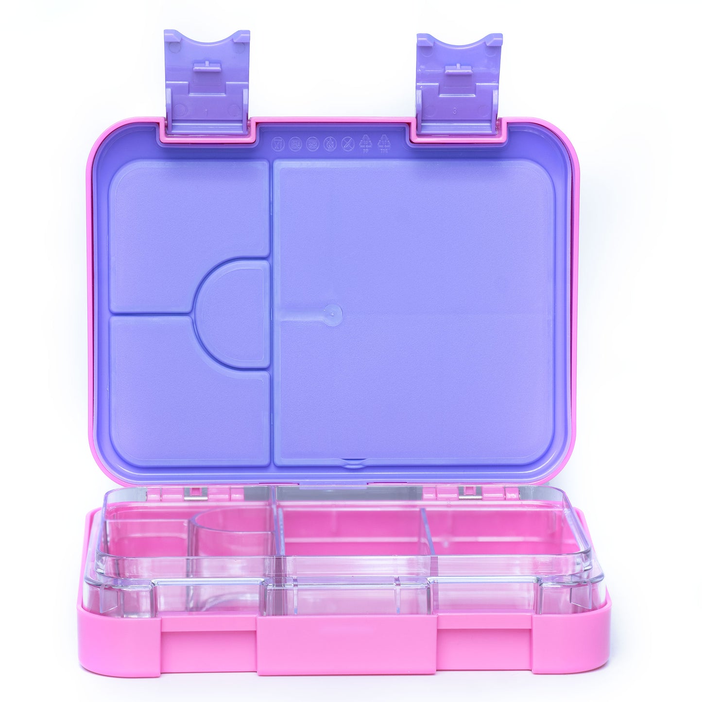 Lunch Box for Kids – 4/6 Compartments Pink Family Unicorn theme