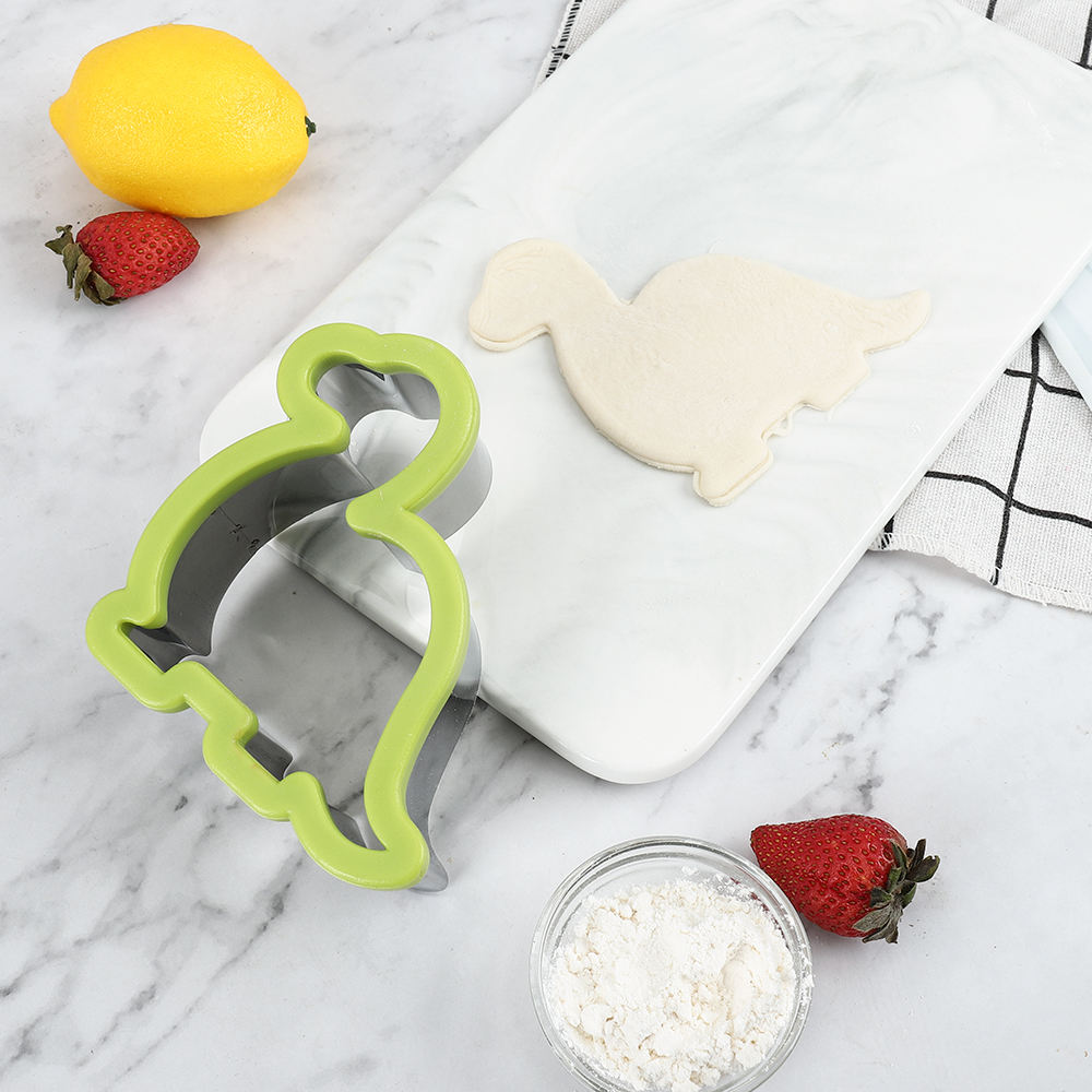 Dinosaur Cookie Cutters Set – Stainless Steel Molds