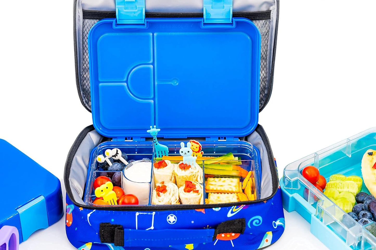 Snack Attack™ Kids Bento Box Monster theme