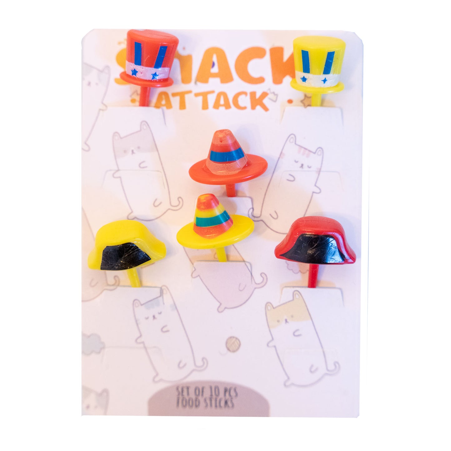Snack Attack American Caps Dessert Forks - 6 Pieces