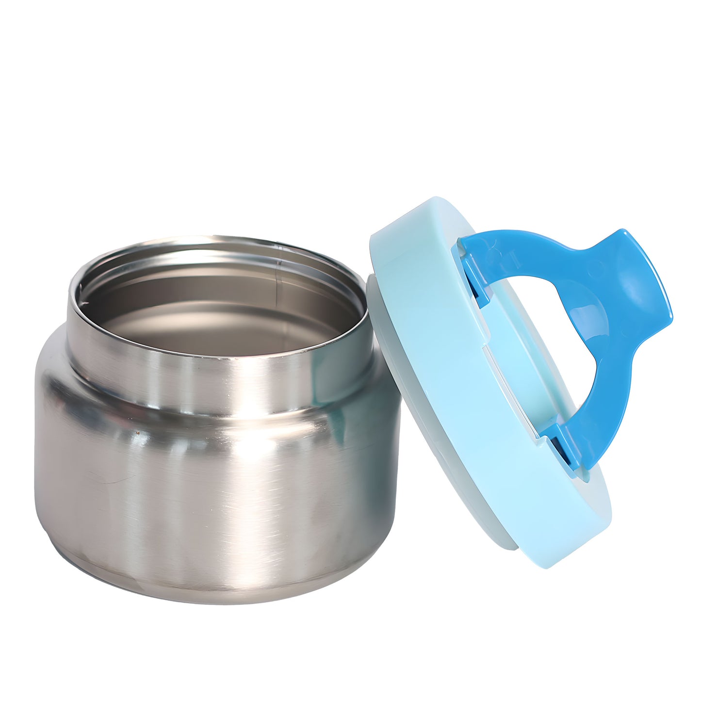 SA Bento Lunch Box for Kids school with 9.7oz Soup thermos Jar Blue Astro)