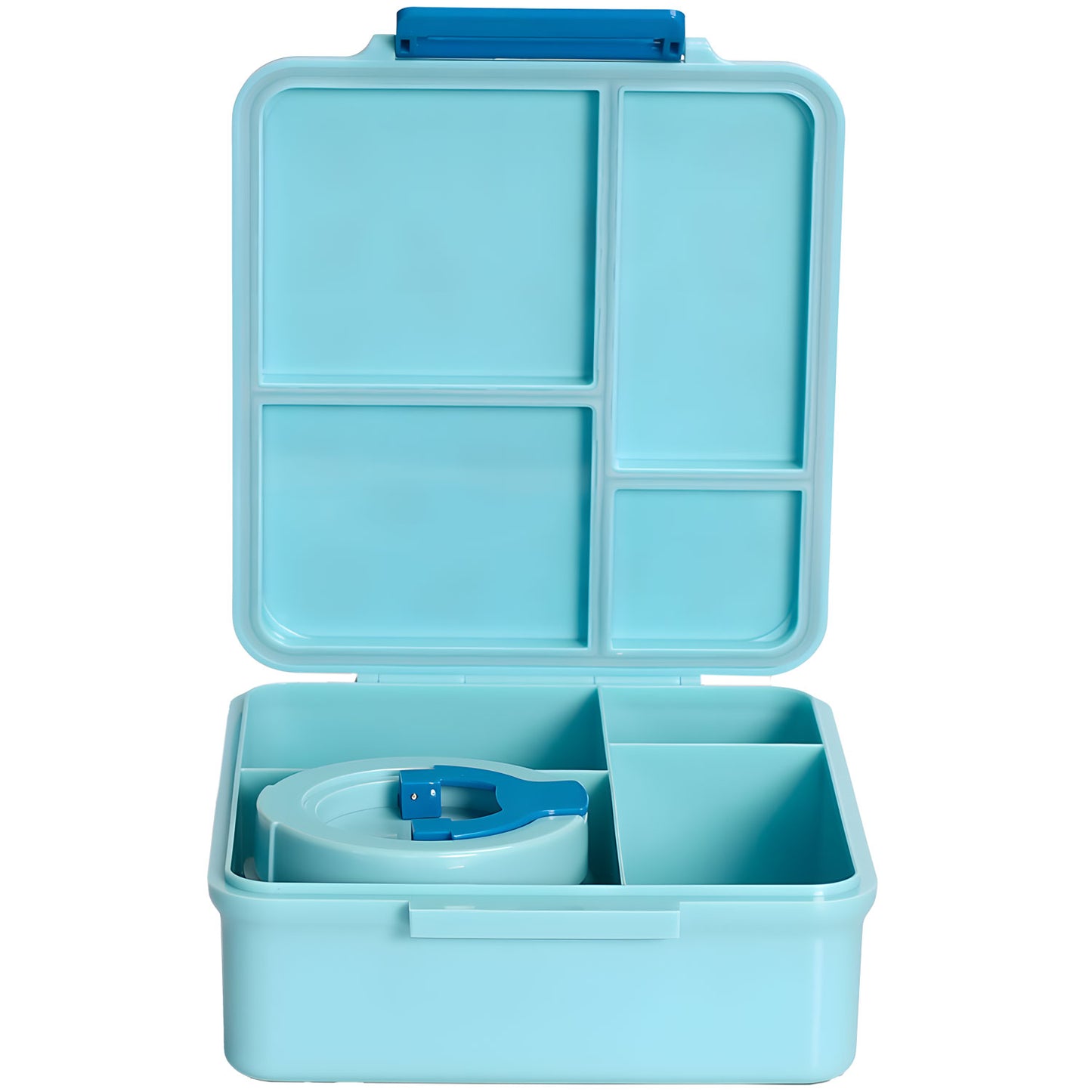 SA Bento Lunch Box for Kids school with 9.7oz Soup thermos Jar Blue Astro)