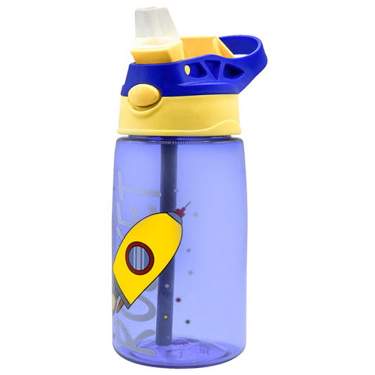 Snack Attack Rocket Blue Water Bottle - 480mL
