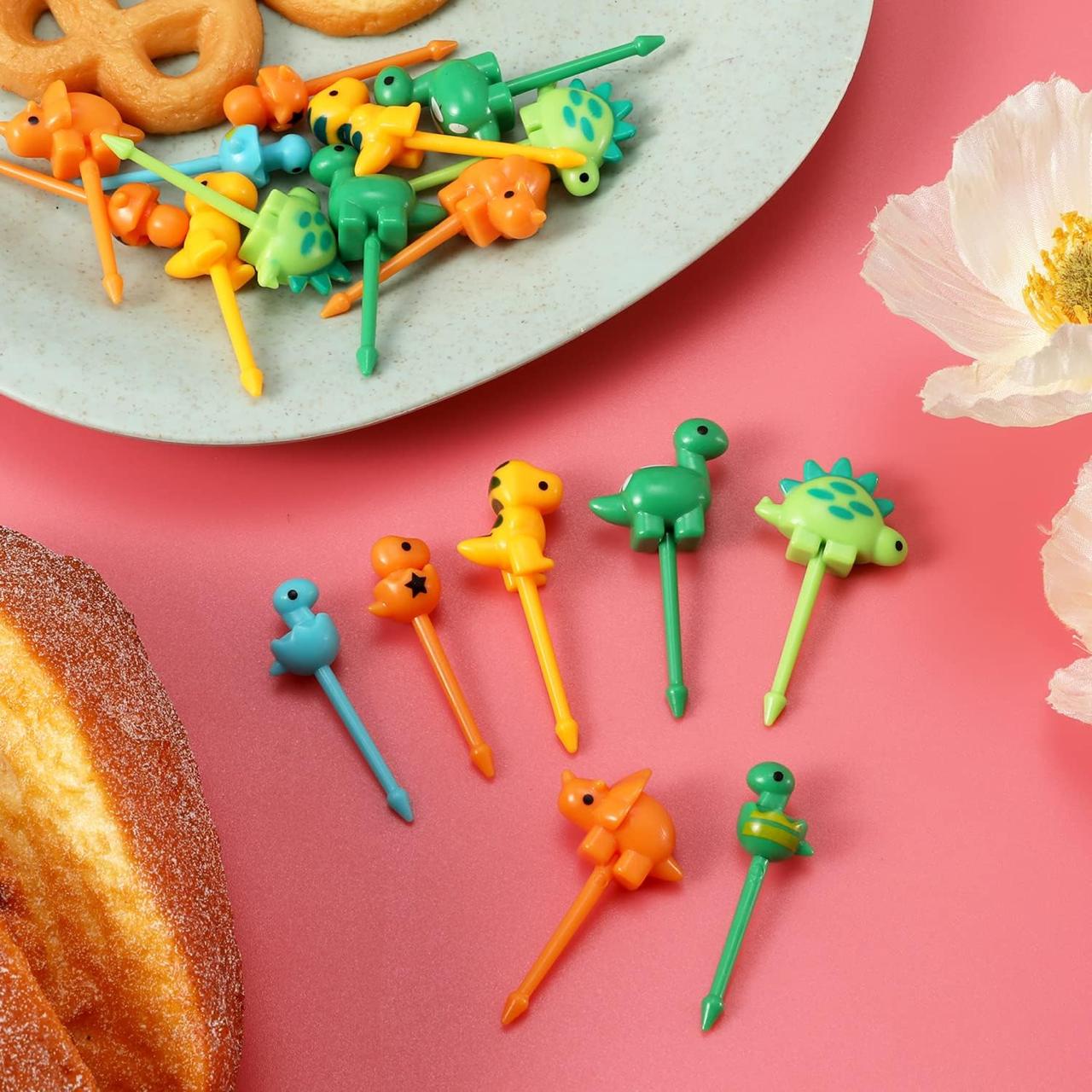Snack Attack Dinosaur Style Food Pickers for Kids