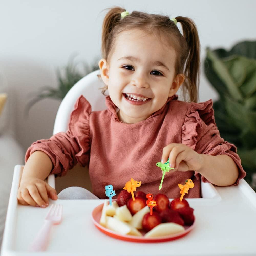 Snack Attack Dinosaur Style Food Pickers for Kids