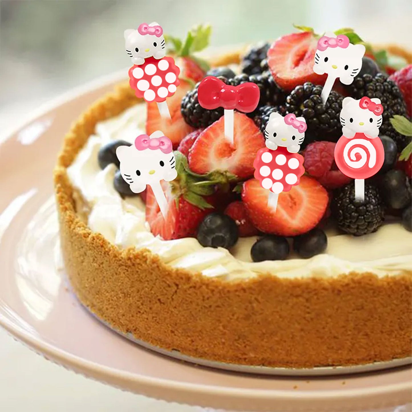 Snack Attack Hello Kitty Dessert Forks - 8 Pieces