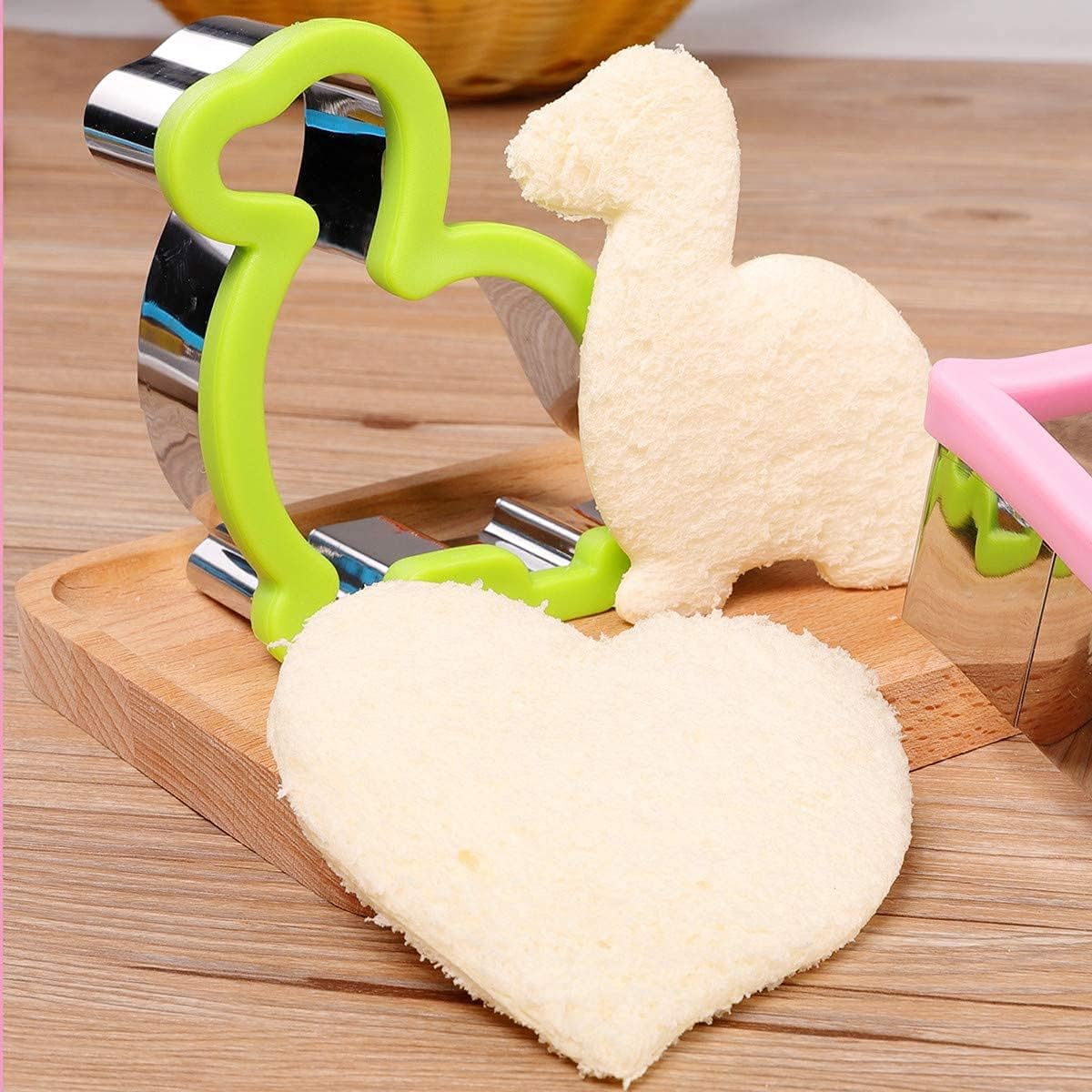 Dinosaur Cookie Cutters Set – Stainless Steel Molds