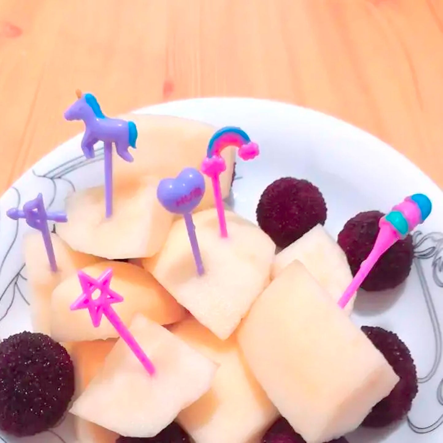 Snack Attack Unicorn Dessert Forks - 6 Pieces