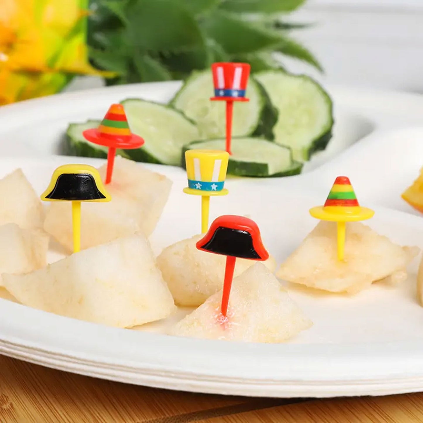 Snack Attack American Caps Dessert Forks - 6 Pieces
