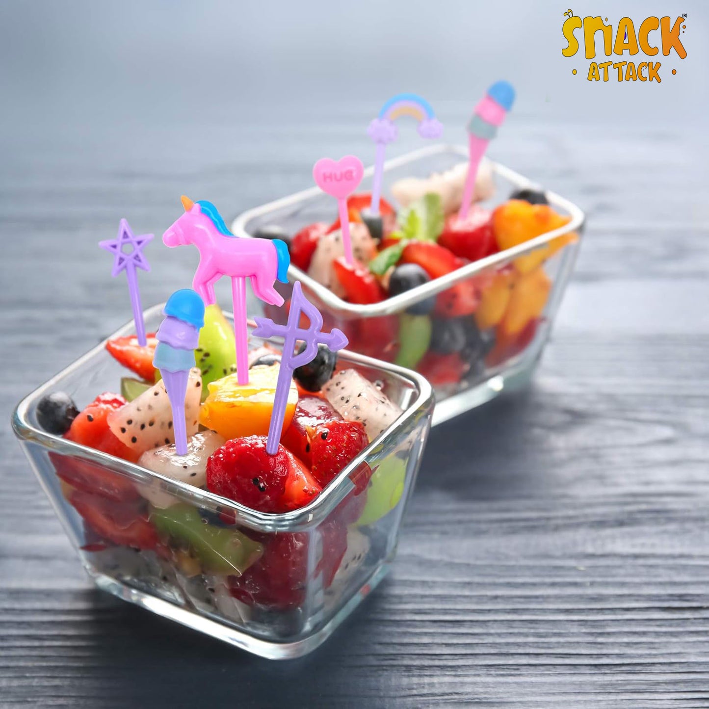 Snack Attack Unicorn Dessert Forks - 6 Pieces