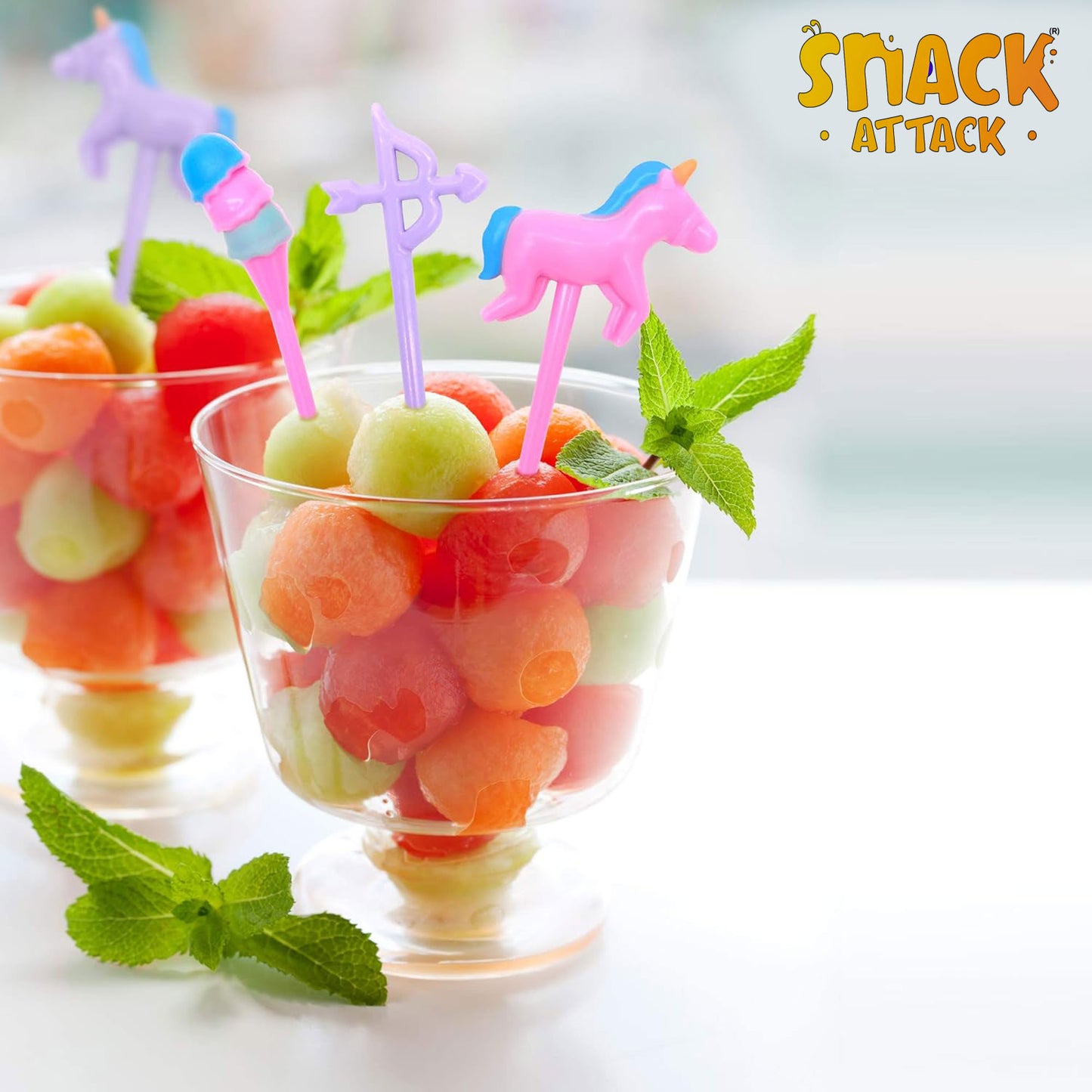 Snack Attack Unicorn Dessert Forks - 6 Pieces