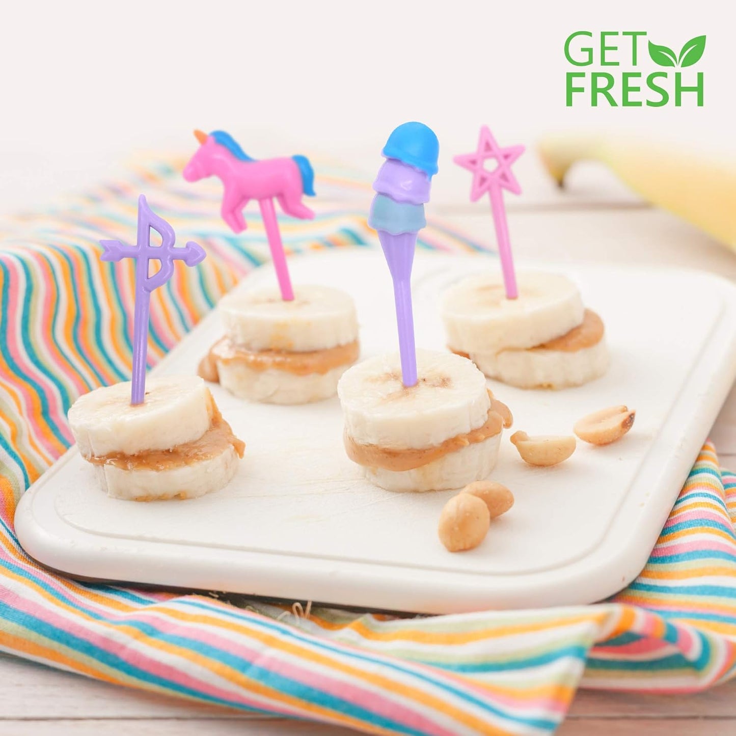 Snack Attack Unicorn Dessert Forks - 6 Pieces