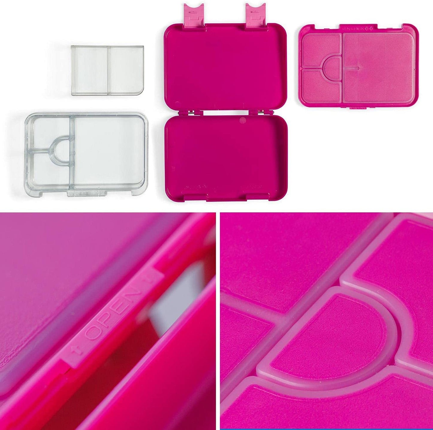 Bijoux Purple Kids Bento Lunch Box – 4/6