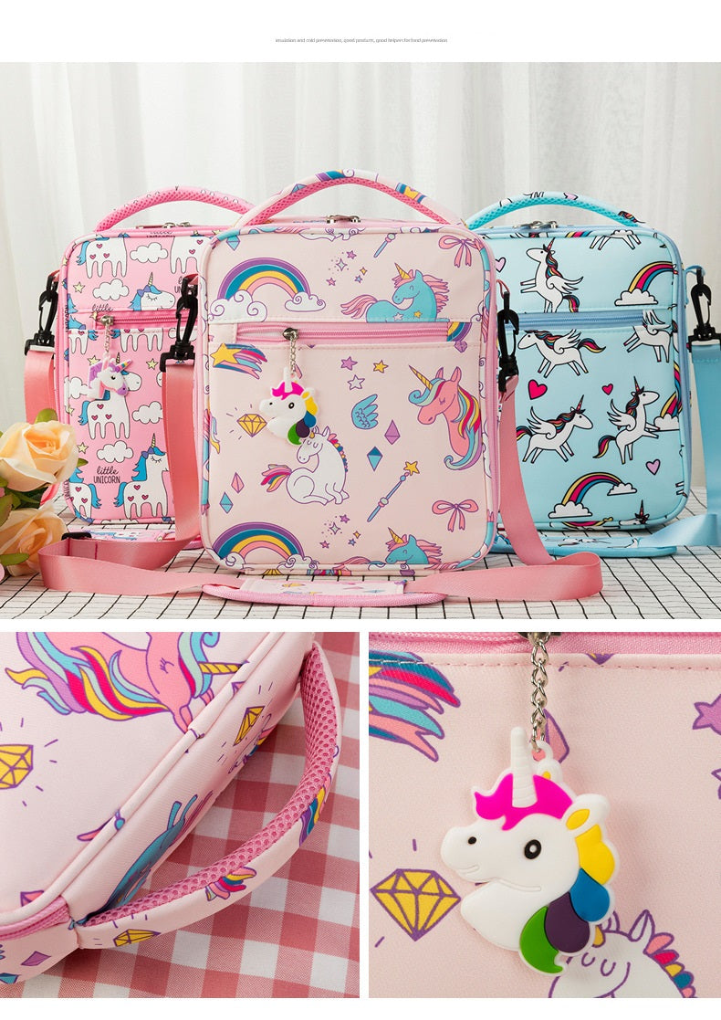 Aqua Unicorn Kids' Lunch Bag - Snack Attack