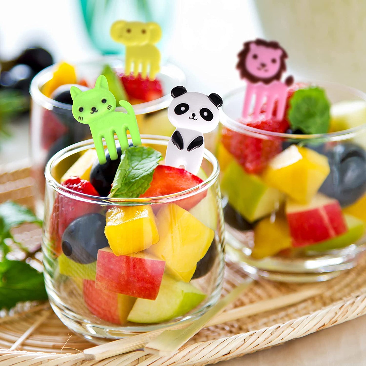 Snack Attack Animal Dessert Forks - 10 Pieces