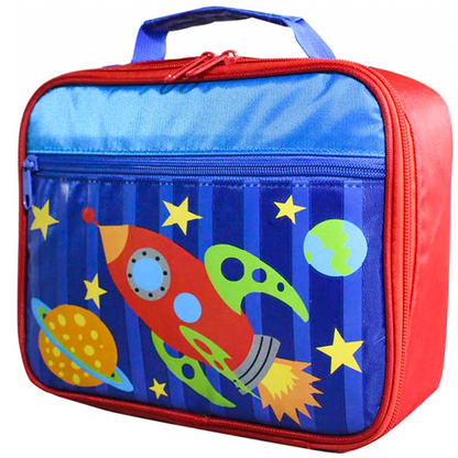 Space Rocket Insulated Lunch Bag for School Kids