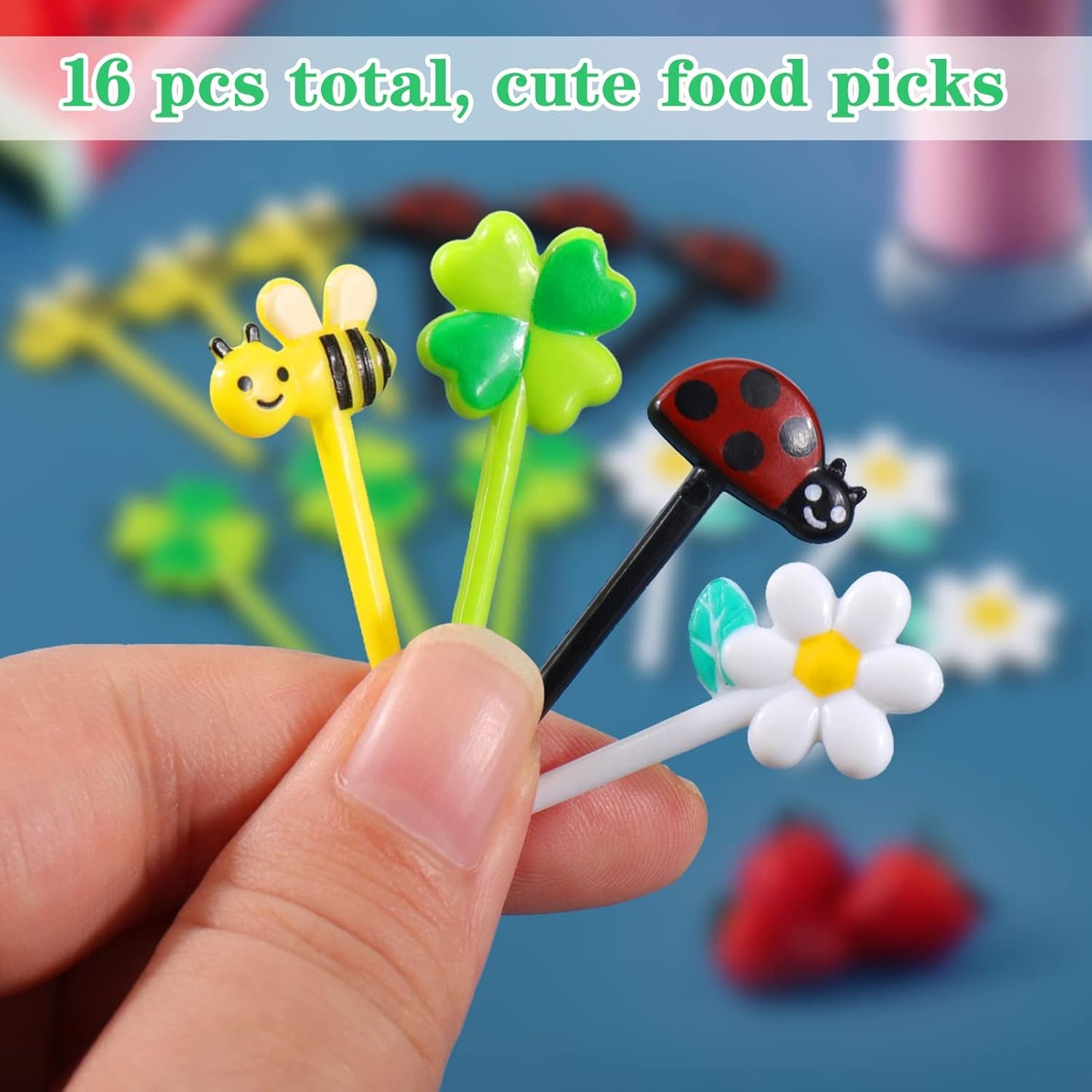 Snack Attack Honey Bee Dessert Forks - 10 Pieces