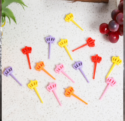 Snack Attack Flamingoo Dessert Forks - 10 Pieces