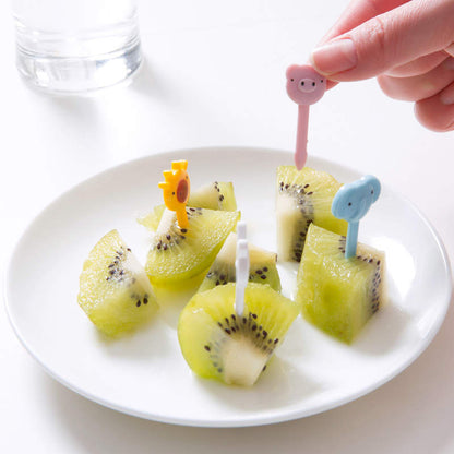 Snack Attack Animal Dessert Forks - 10 Pieces SunFlower