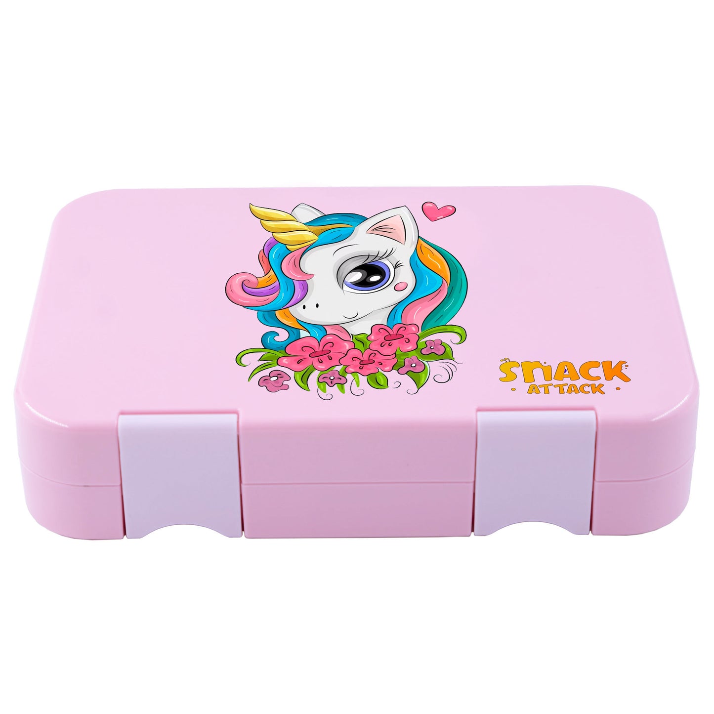 Convertible Bento Lunch Box for Kids – 4/6 Compartments Unicorn theme
