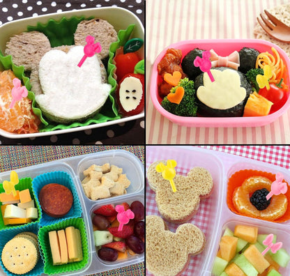 Snack Attack Minie Mouse Dessert Forks - 10 Pieces