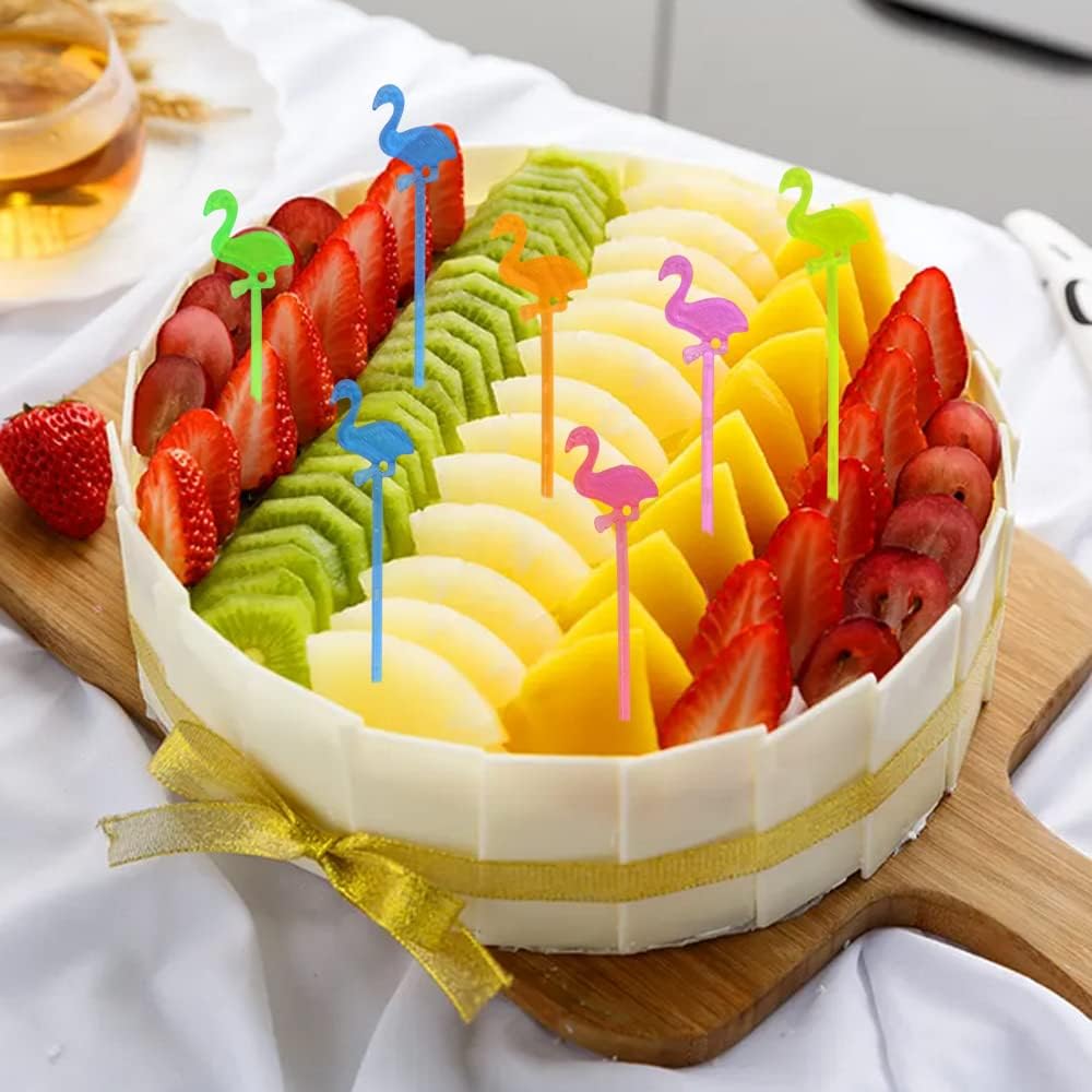 Snack Attack Flamingoo Dessert Forks - 10 Pieces