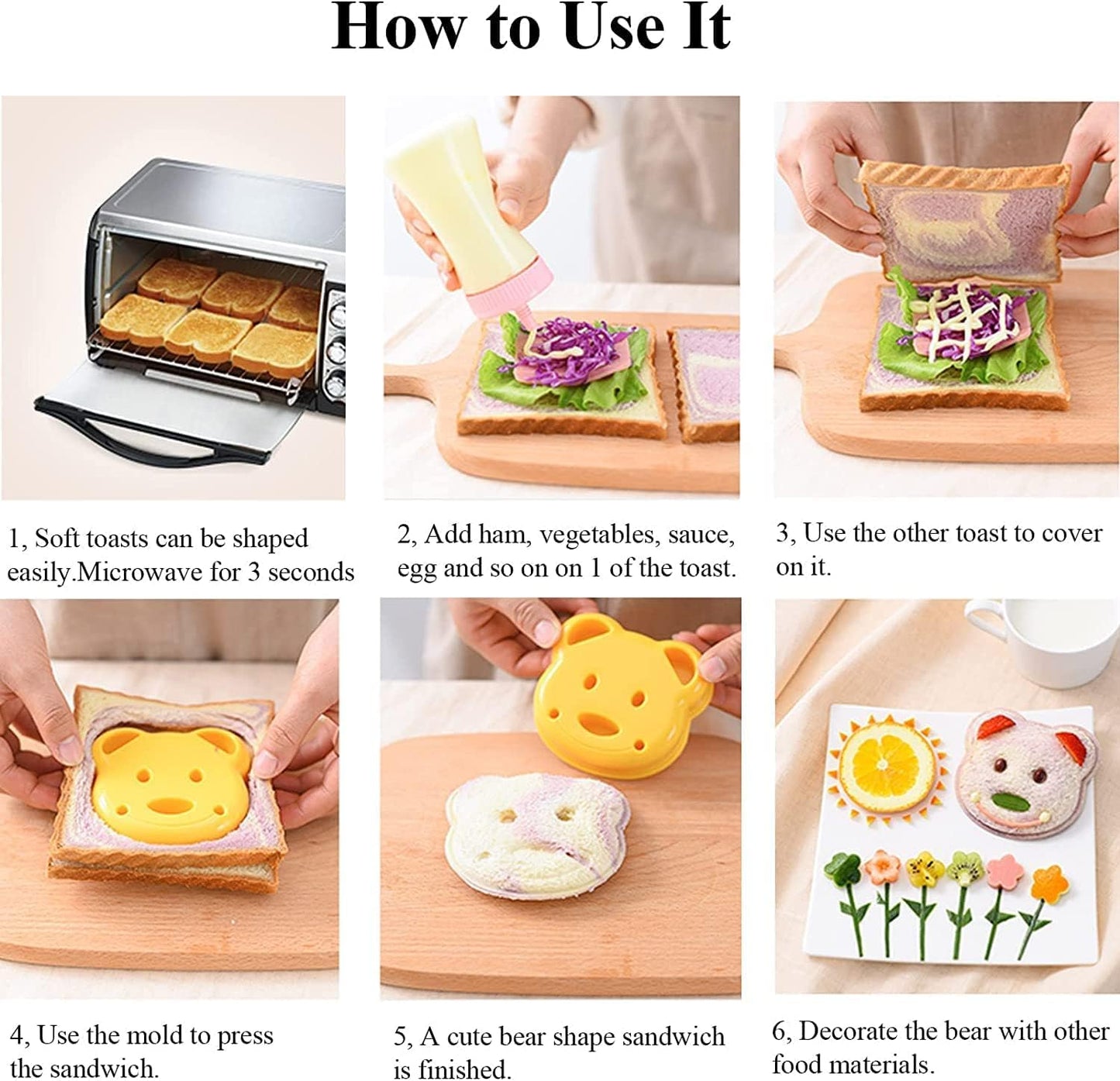 Snack Attack Mini Sandwich Cutters - 4 Pack