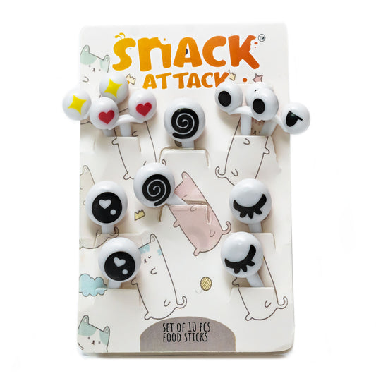 Snack Attack Eye & Imoji Style Food Pickers for Kids
