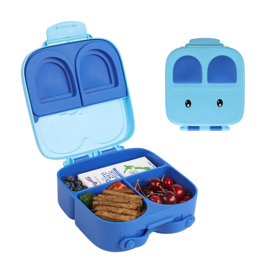 Leak-Proof Bunny Bento Box – Blue
