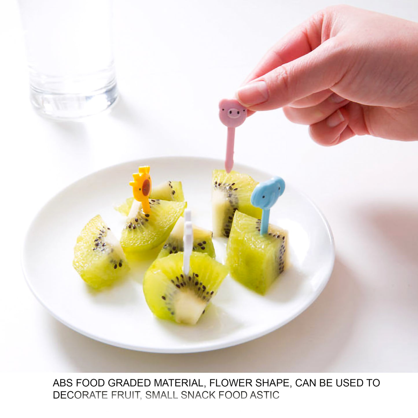 Snack Attack Animal Dessert Forks - 10 Pieces SunFlower
