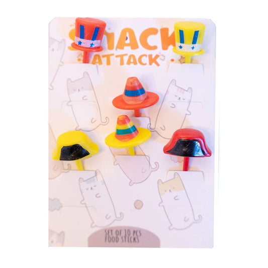 Snack Attack American Caps Dessert Forks - 6 Pieces