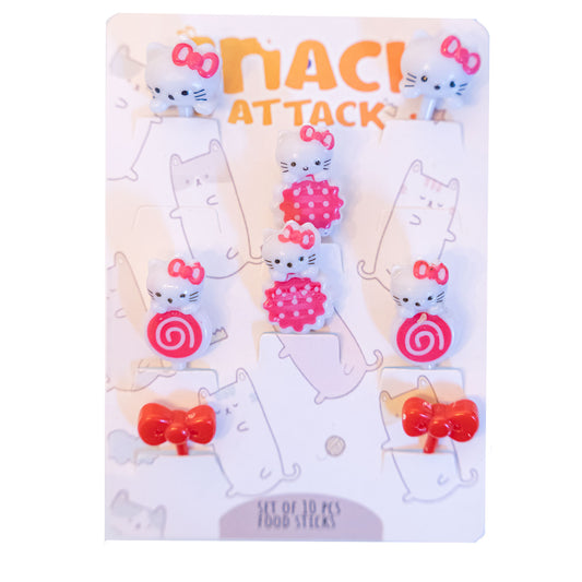 Snack Attack Hello Kitty Dessert Forks - 8 Pieces