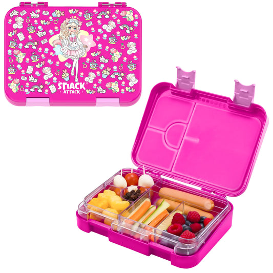 Kids Bento Lunch Box – 4/6 Convertible Compartments