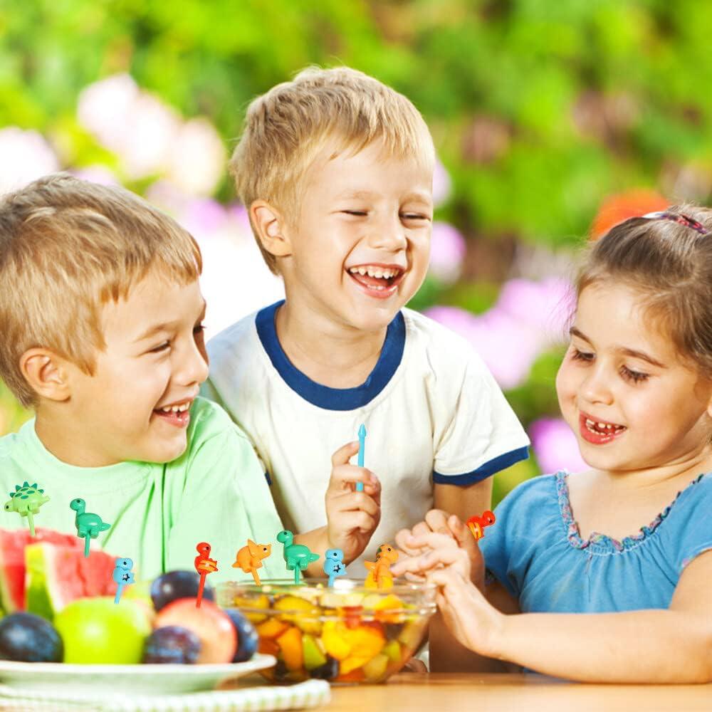 Snack Attack Dinosaur Style Food Pickers for Kids
