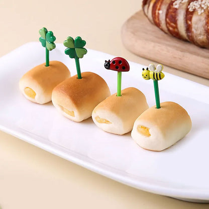 Snack Attack Honey Bee Dessert Forks - 10 Pieces