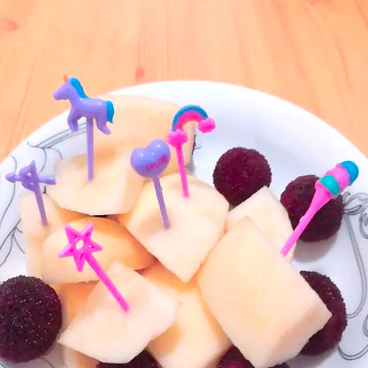 Snack Attack Unicorn Dessert Forks - 6 Pieces