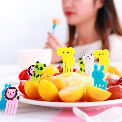 Snack Attack Animal Dessert Forks - 10 Pieces