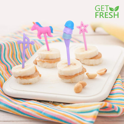 Snack Attack Unicorn Dessert Forks - 6 Pieces