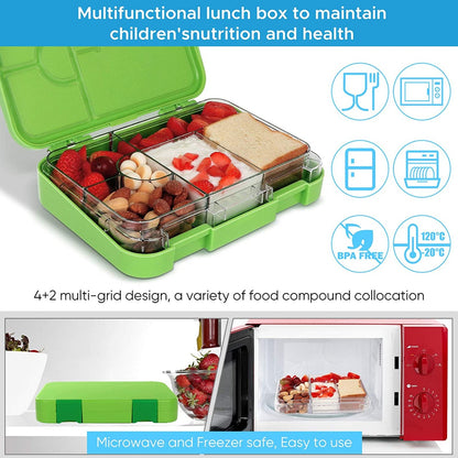 Avocado Green Kids Bento Lunch Box – 4/6